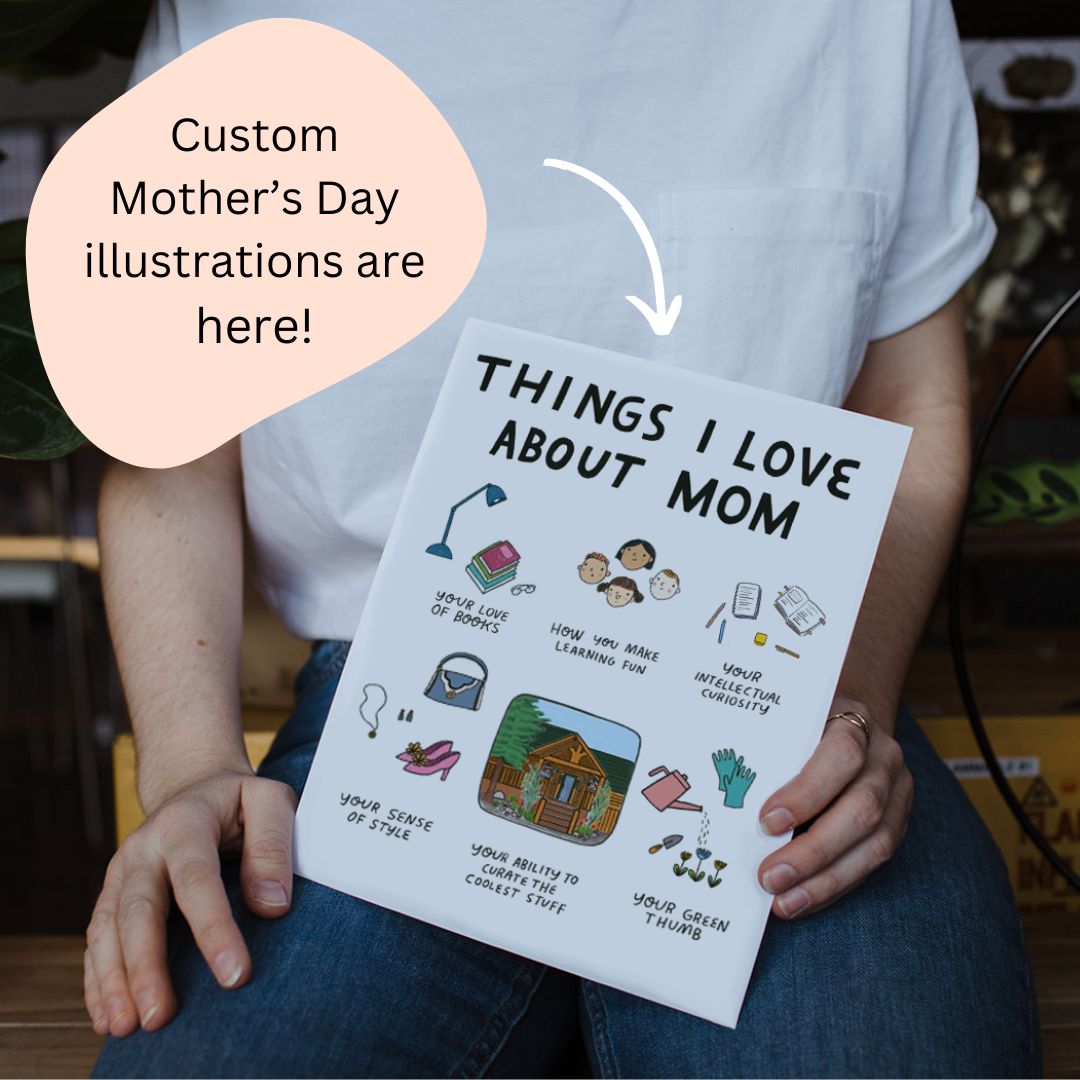 Custom Mother's Day Illustration