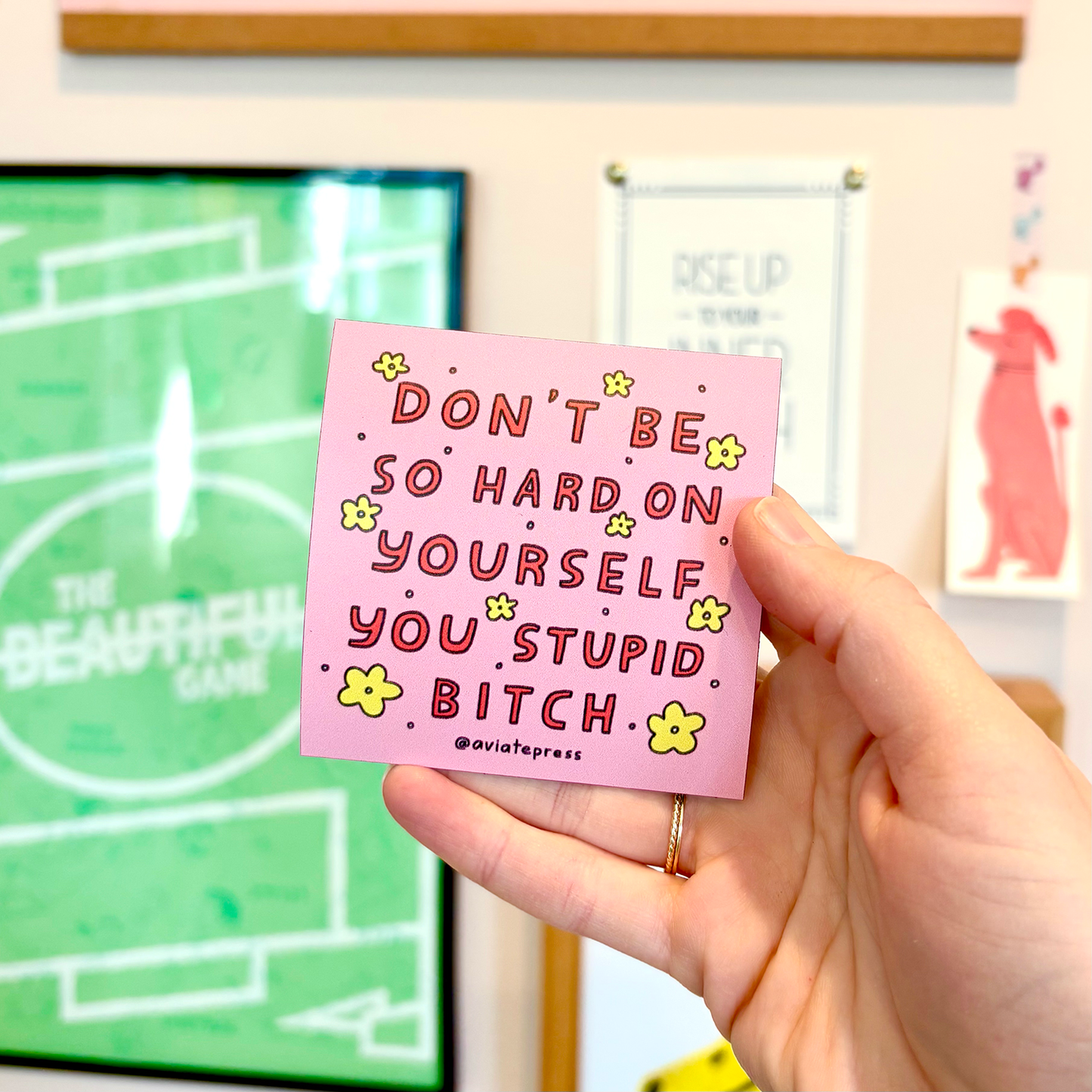 Funny Self Care Magnet