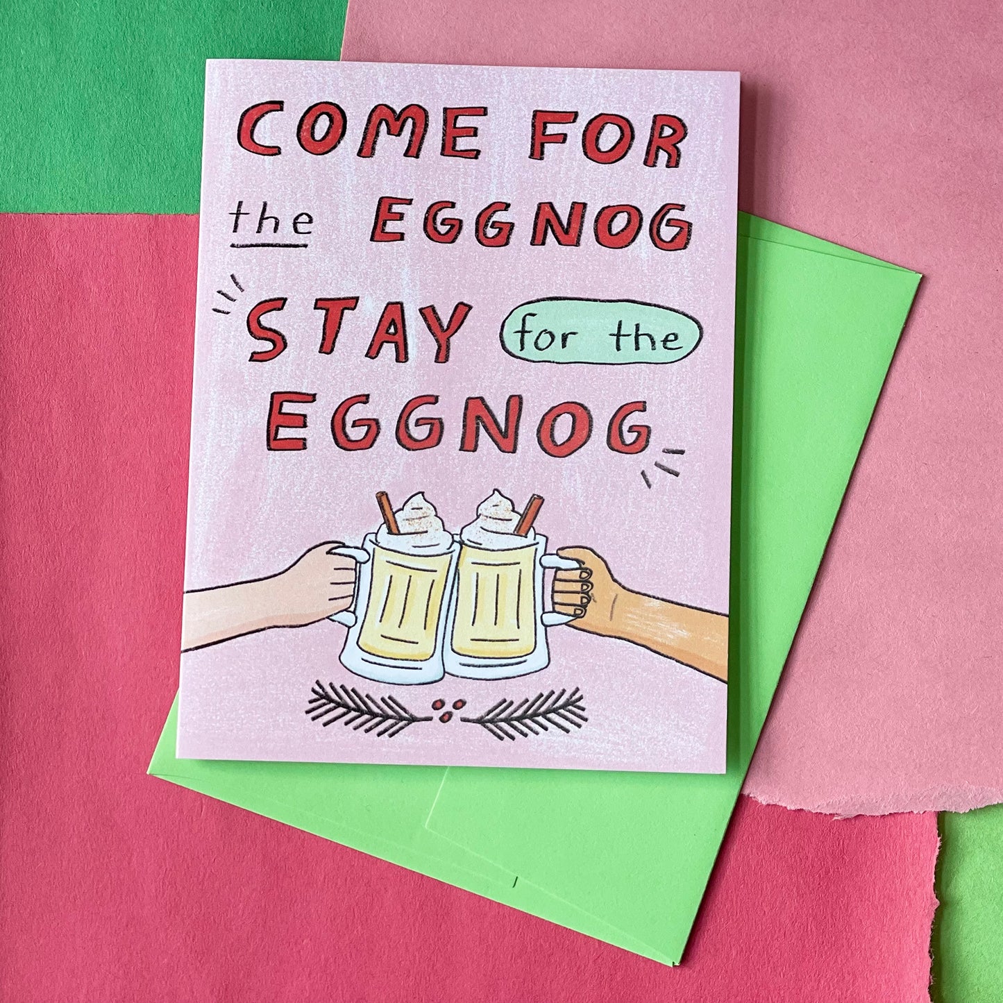 Here for The Eggnog Card