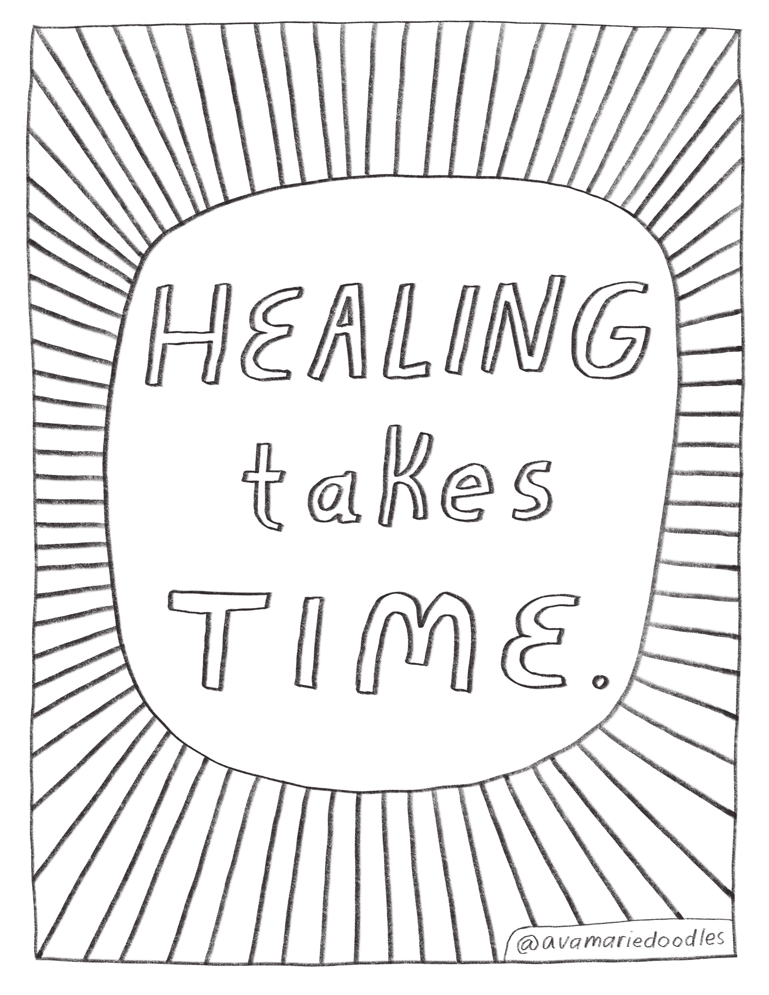 Caring Coloring Pages