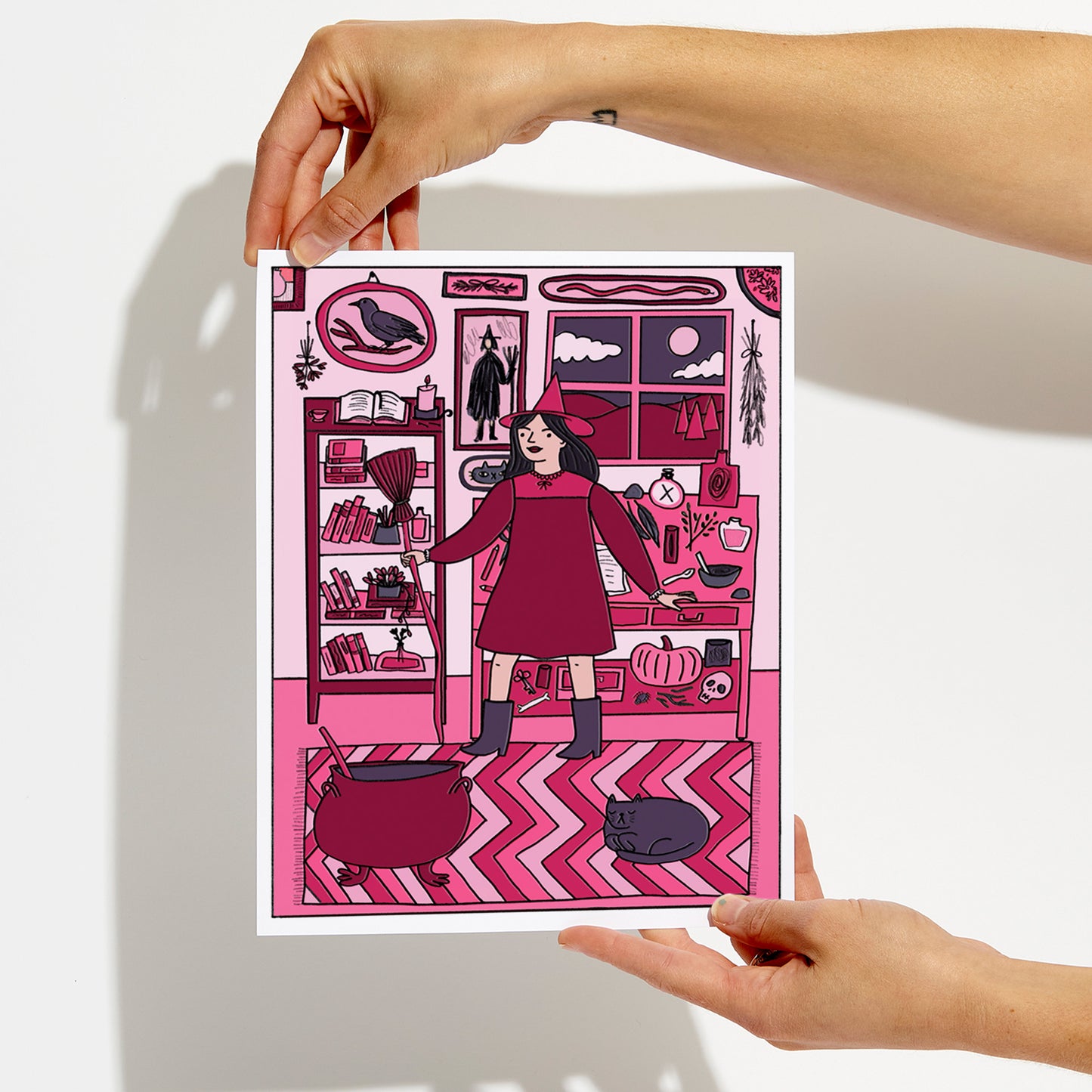 Pink Witch Print