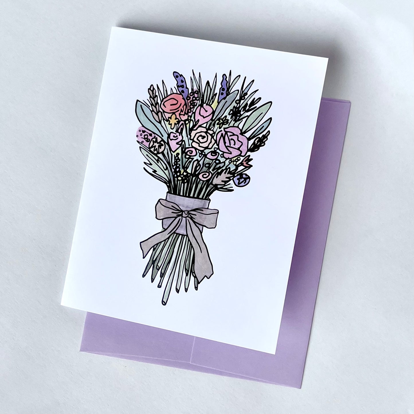 Bouquet Love Card