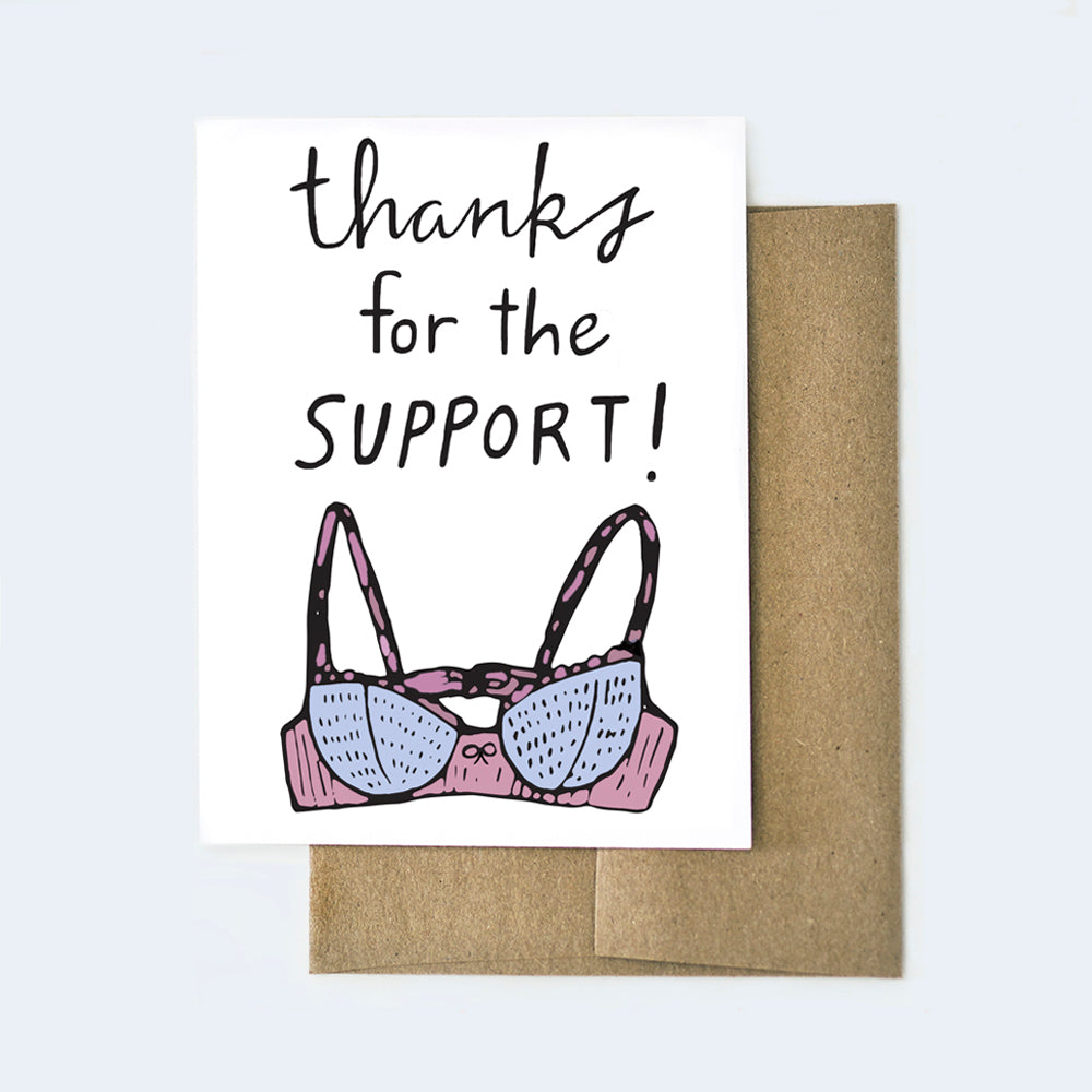 Thanks for the Support Card