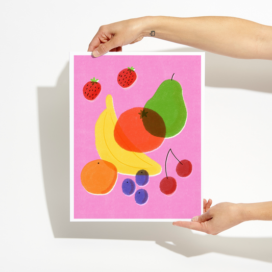 Large Fruit Art Print