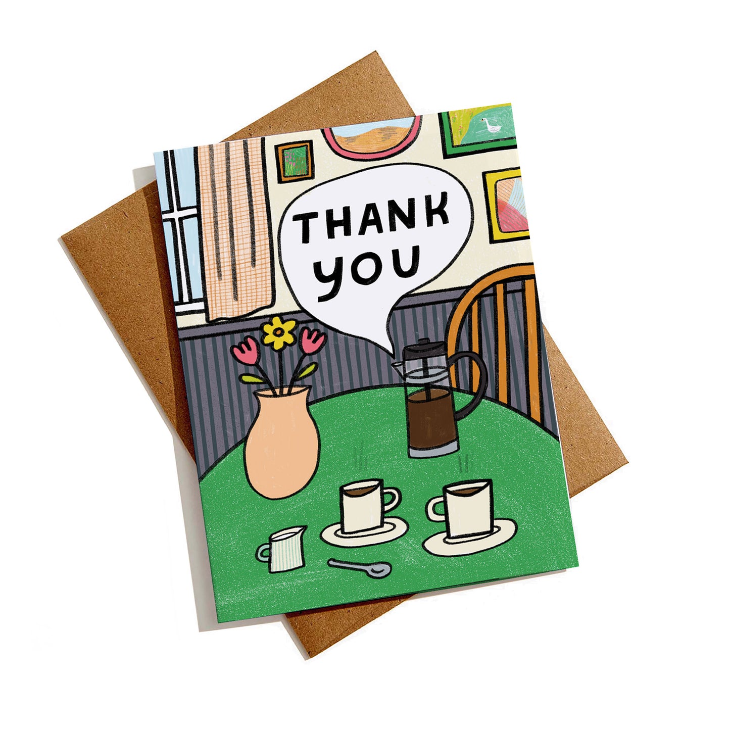 Cup of Coffee Thank You Card