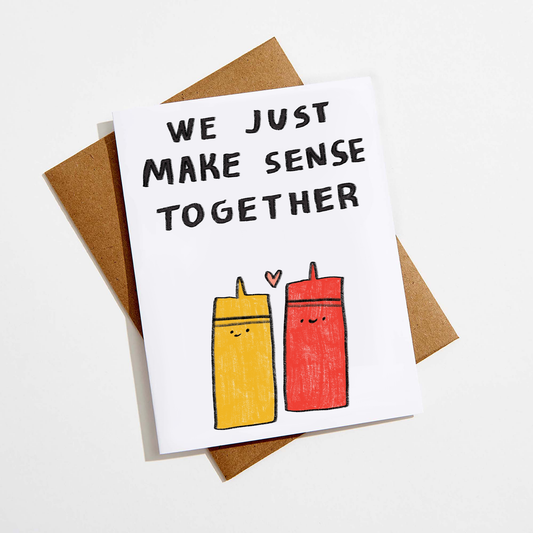 Ketchup + Mustard Pair Card