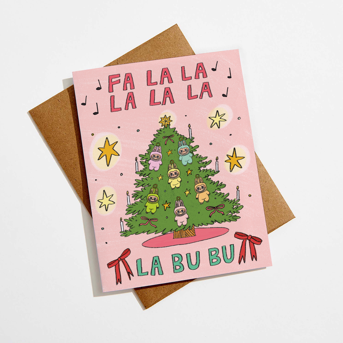 Fa La La Bu Bu Card