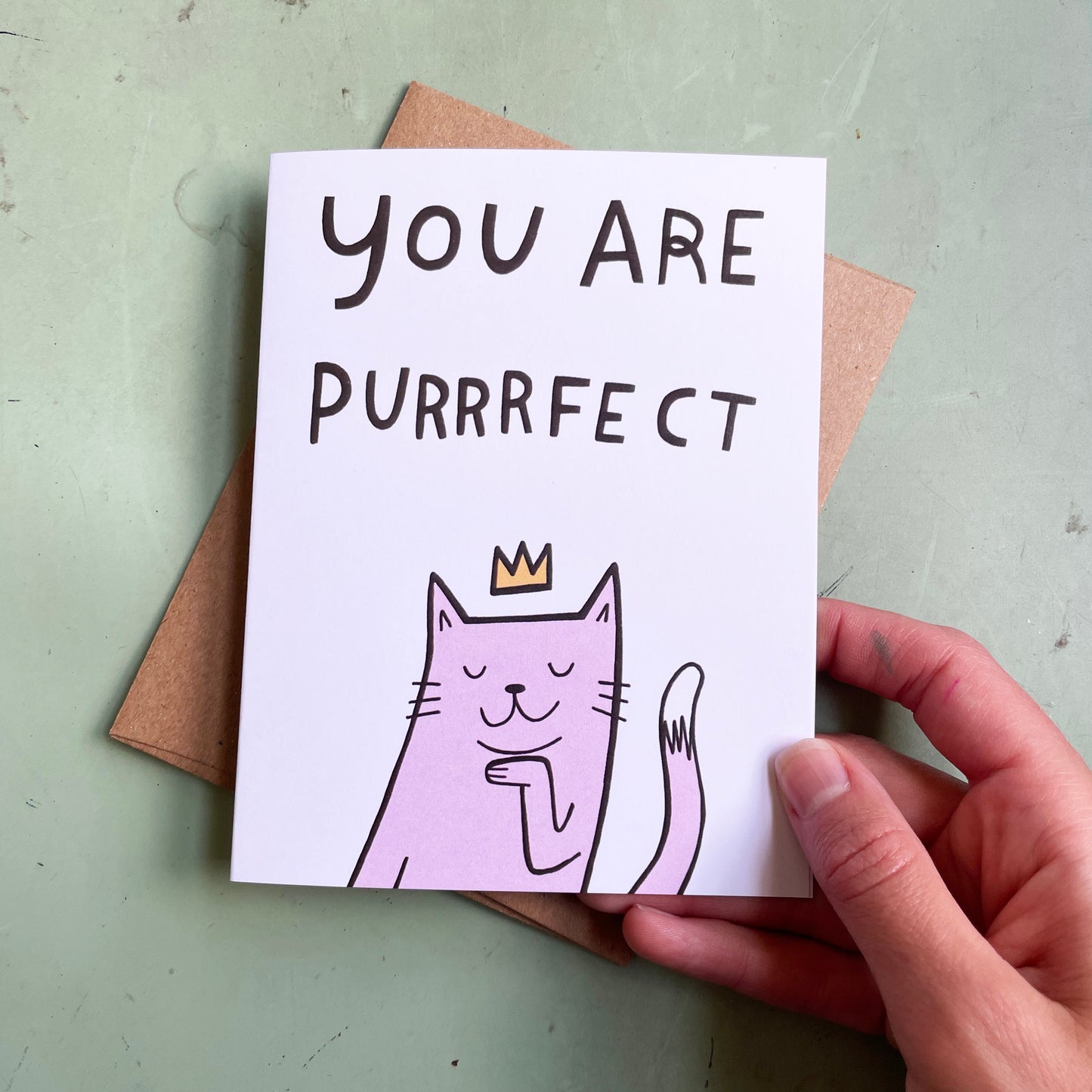 You are Purrrfect Card