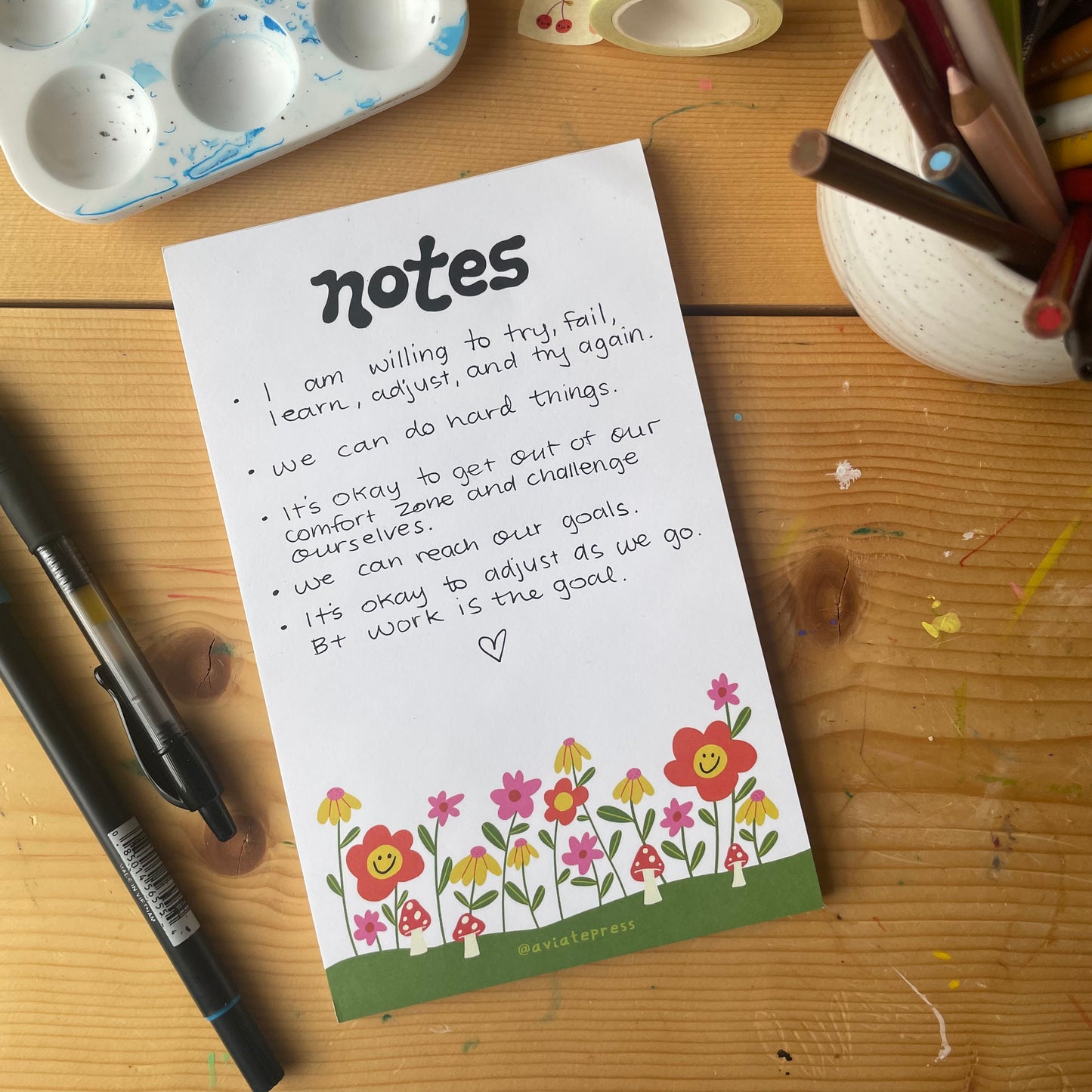 Spring Notes Notepad