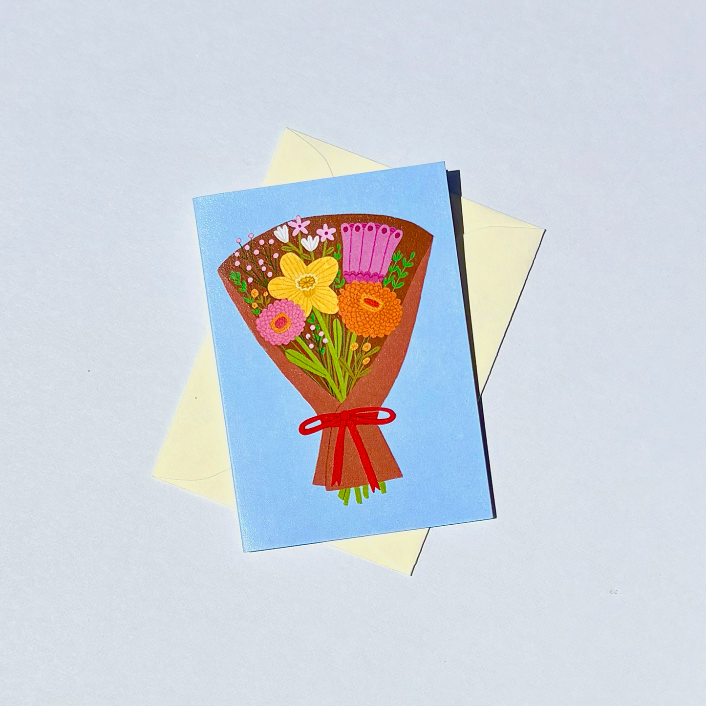 Bouquet of Flowers Mini Card