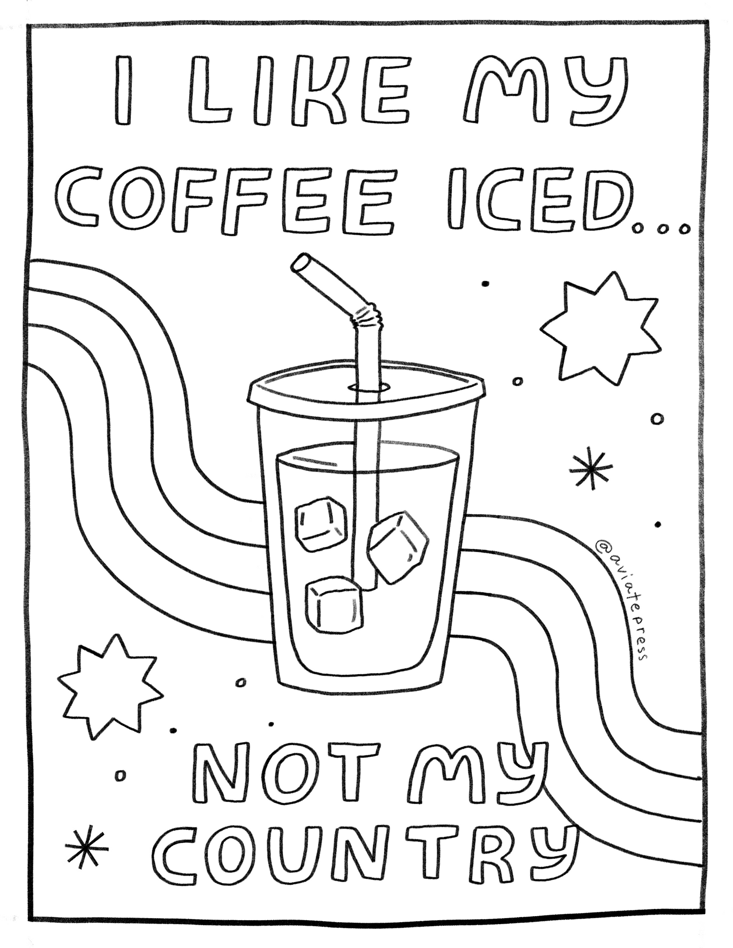 Anti ICE Coloring Page Download