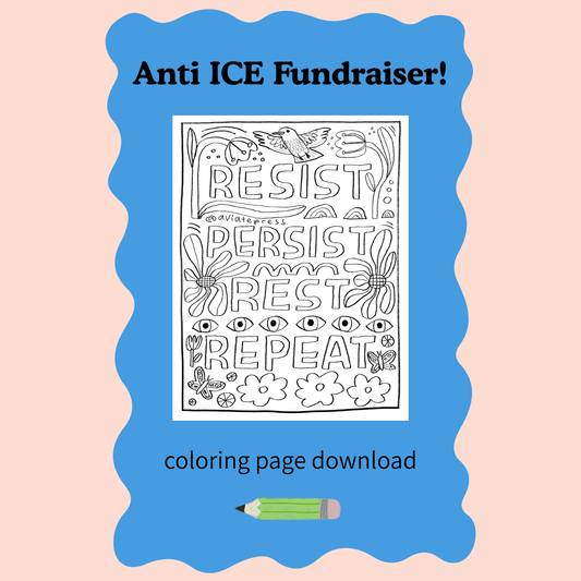 RESIST Coloring Page Download
