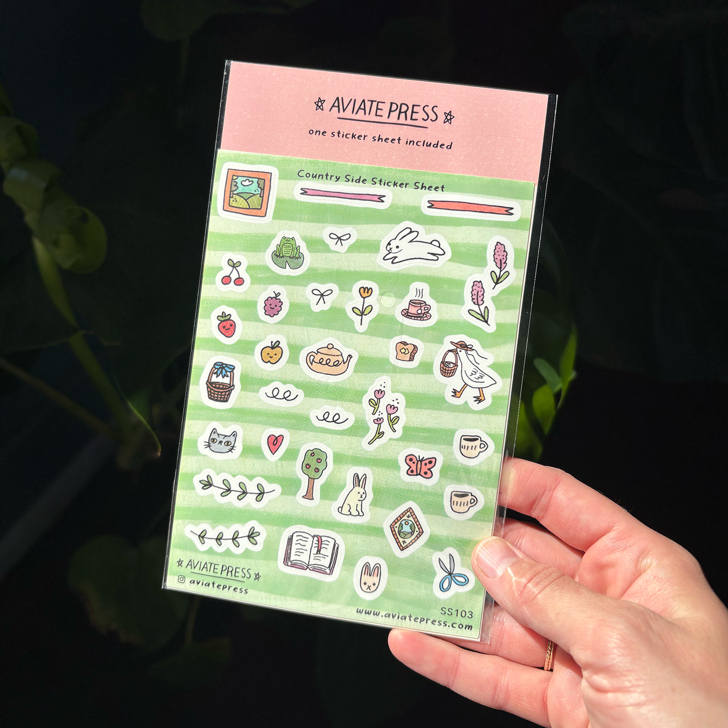 Country Side Sticker Sheet