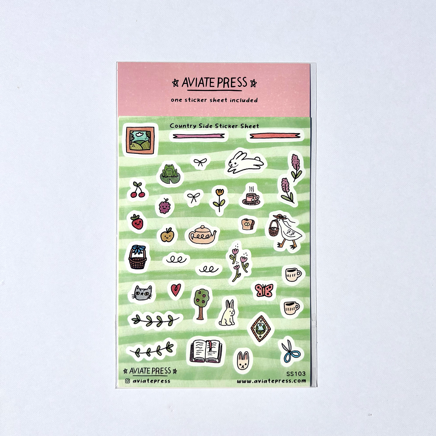 Country Side Sticker Sheet