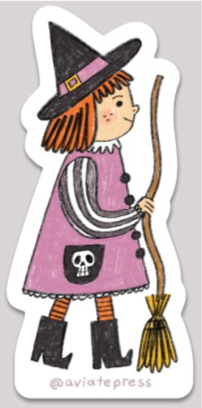 Cute Witch Sticker