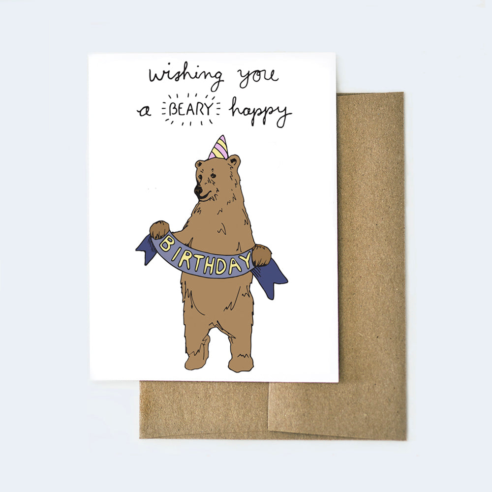 Beary Happy Birthday Card