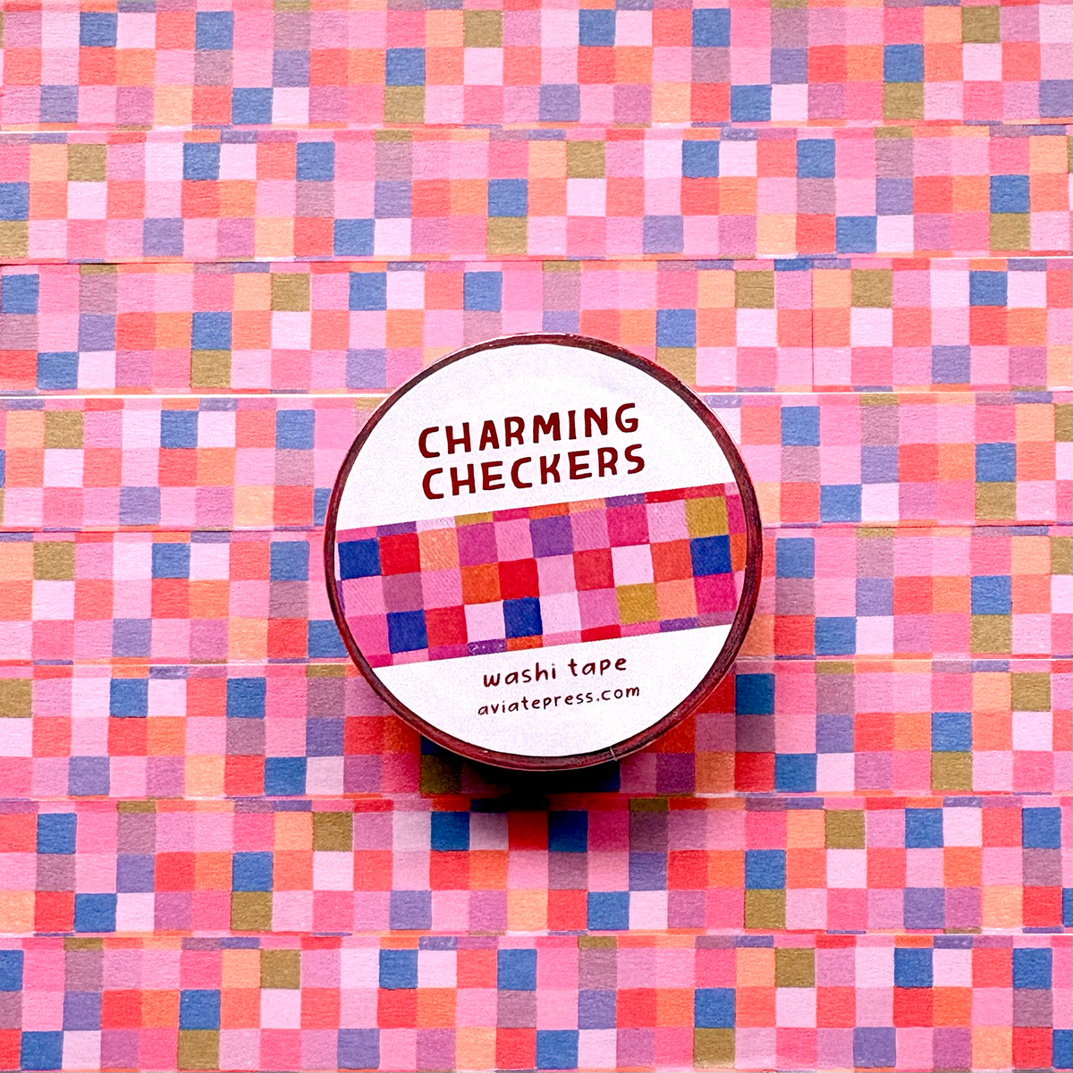 Checkered Charm Washi Tape