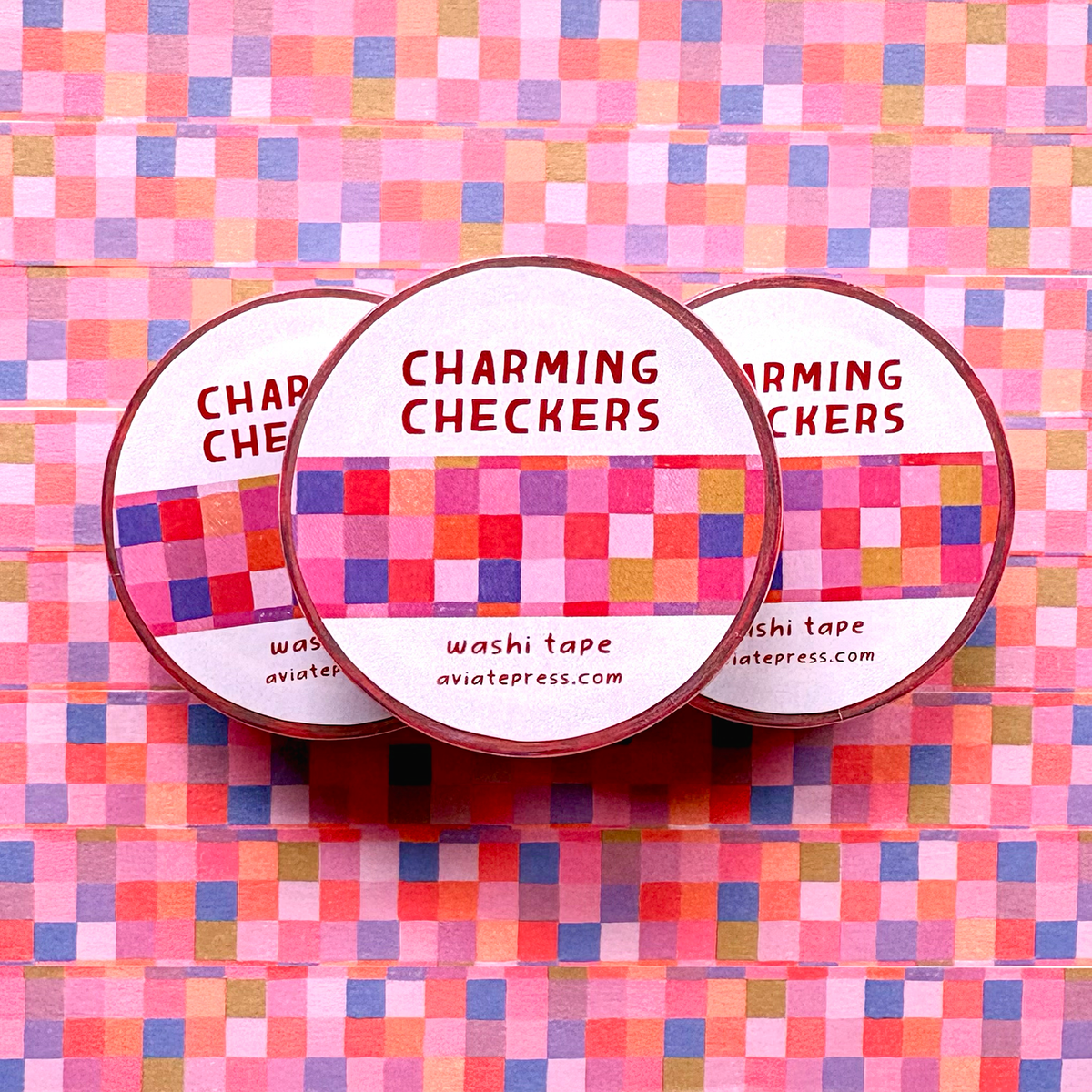 Checkered Charm Washi Tape
