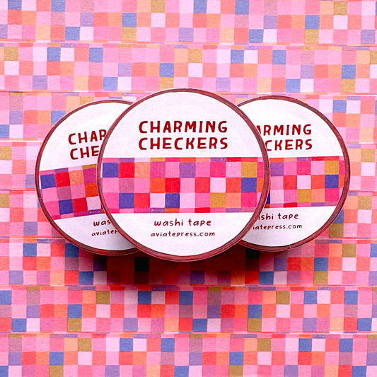 Checkered Charm Washi Tape