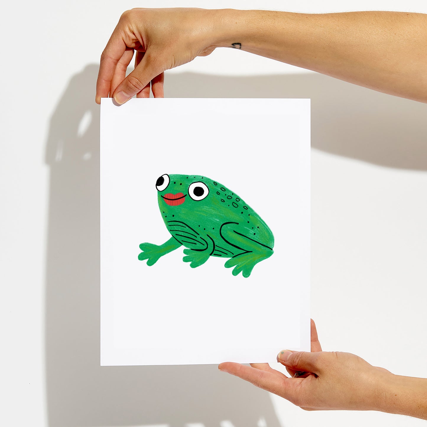 Frog Lady Art Print