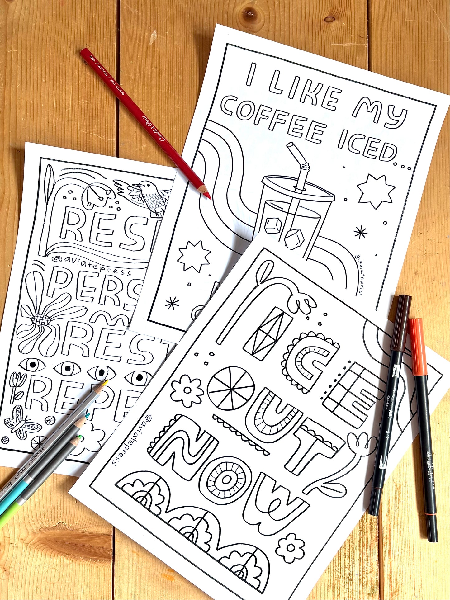 ICE Out Now Coloring Page Download