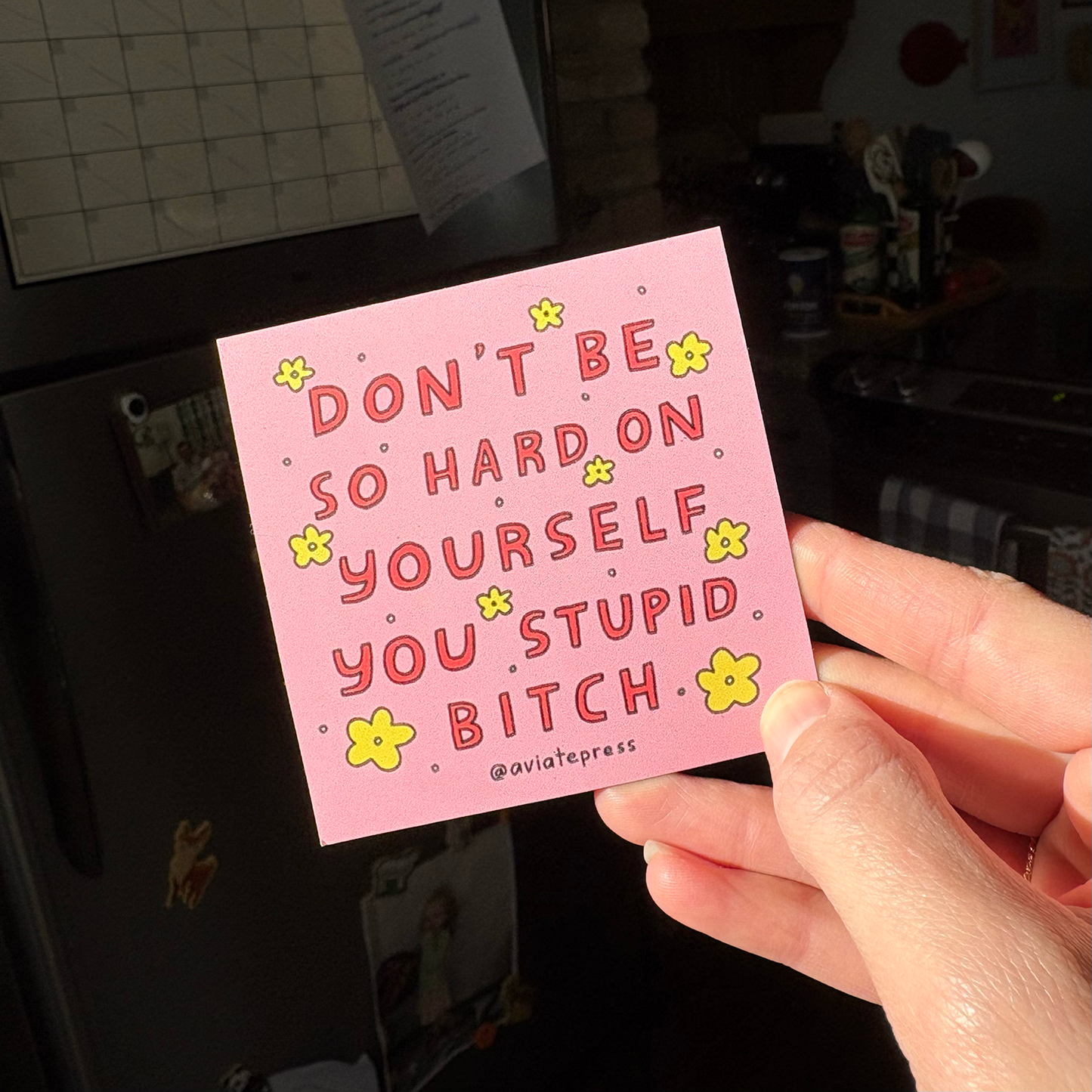 Funny Self Care Magnet