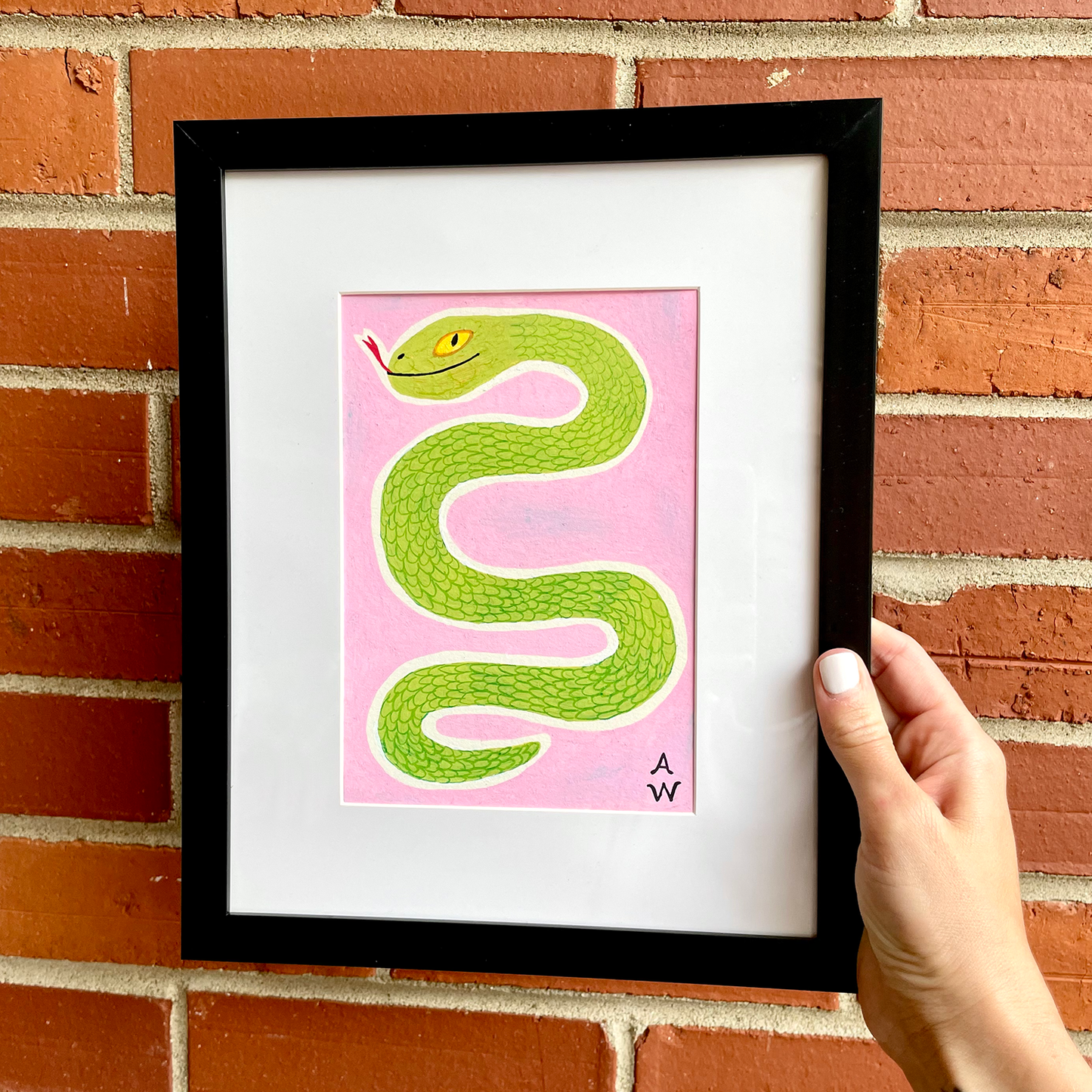 Squiggly Snake Original Artwork