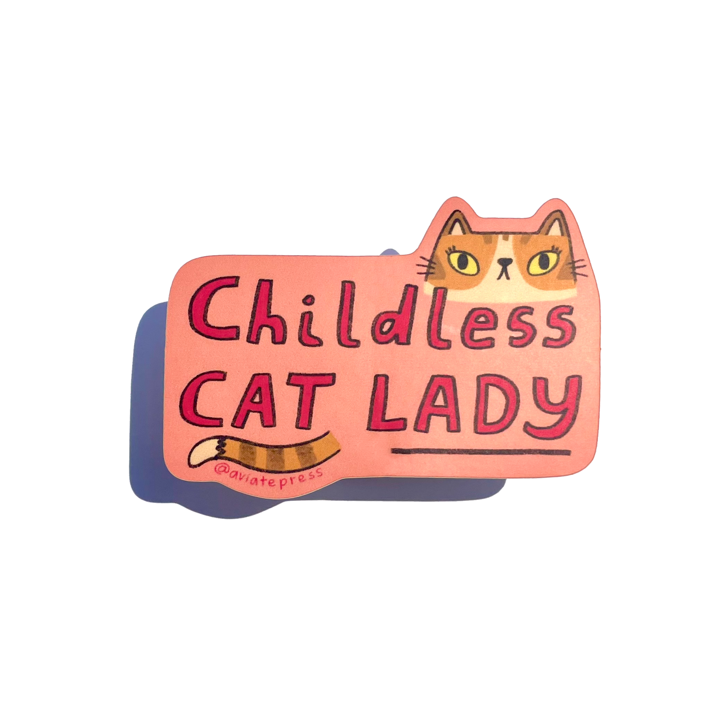 Childless Cat Lady Sticker