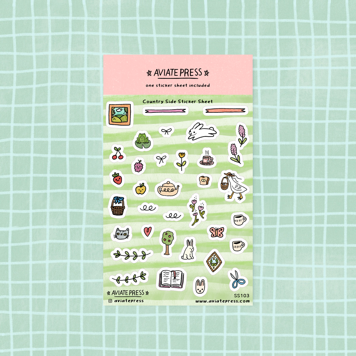 Country Side Sticker Sheet