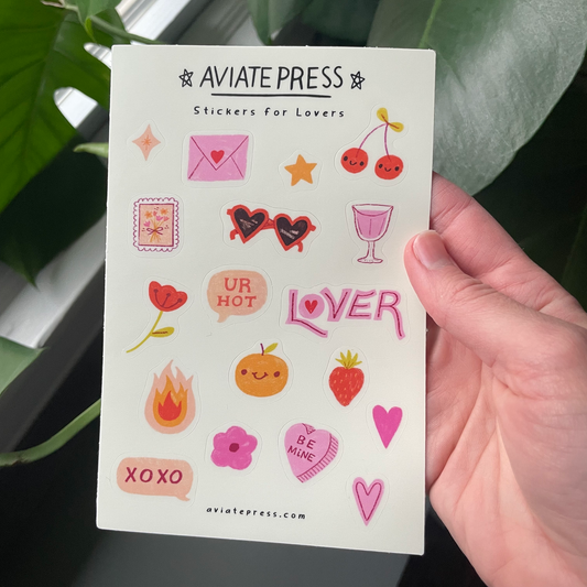 Stickers for Lovers Sticker Sheet