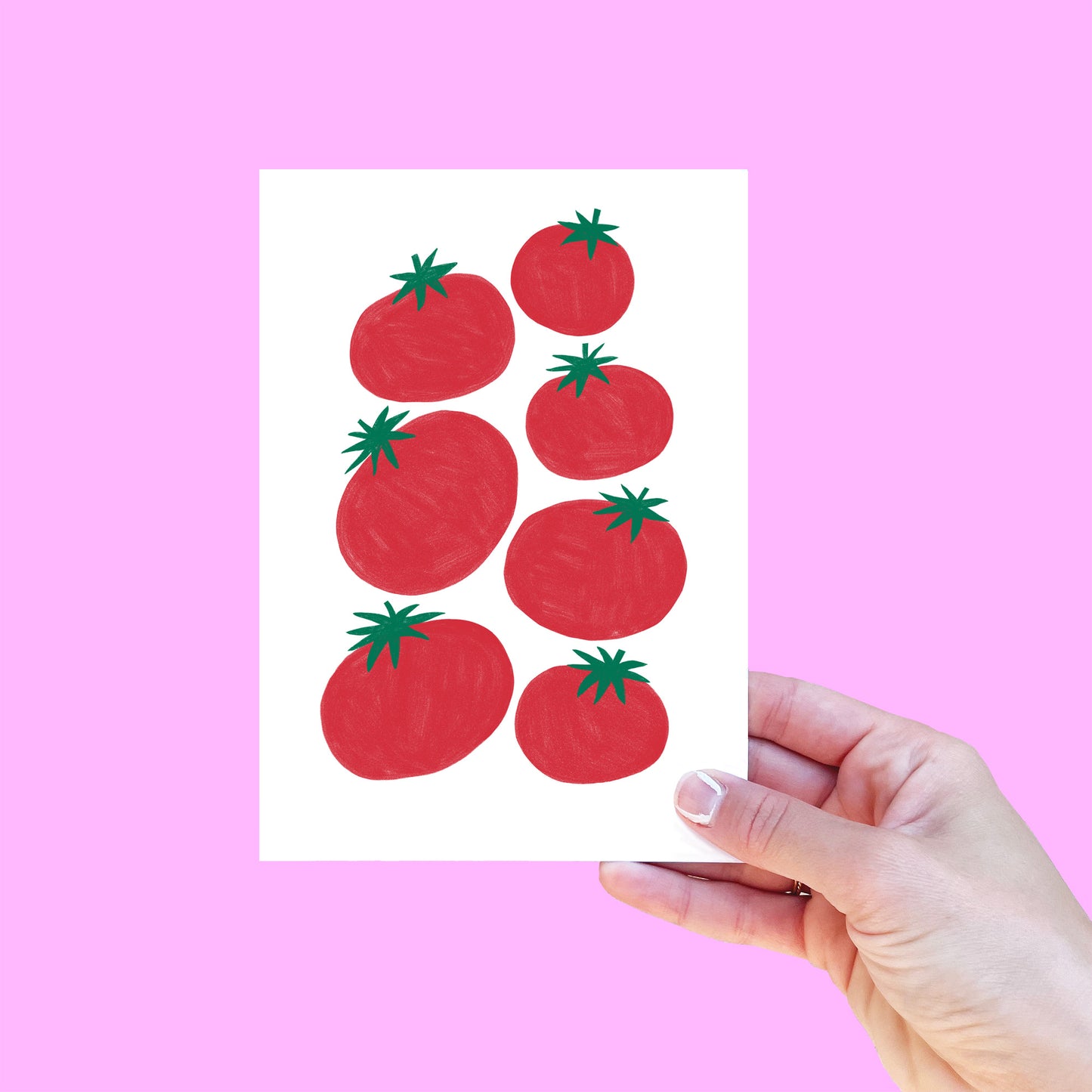 Mini Tomato Art Print / Postcard