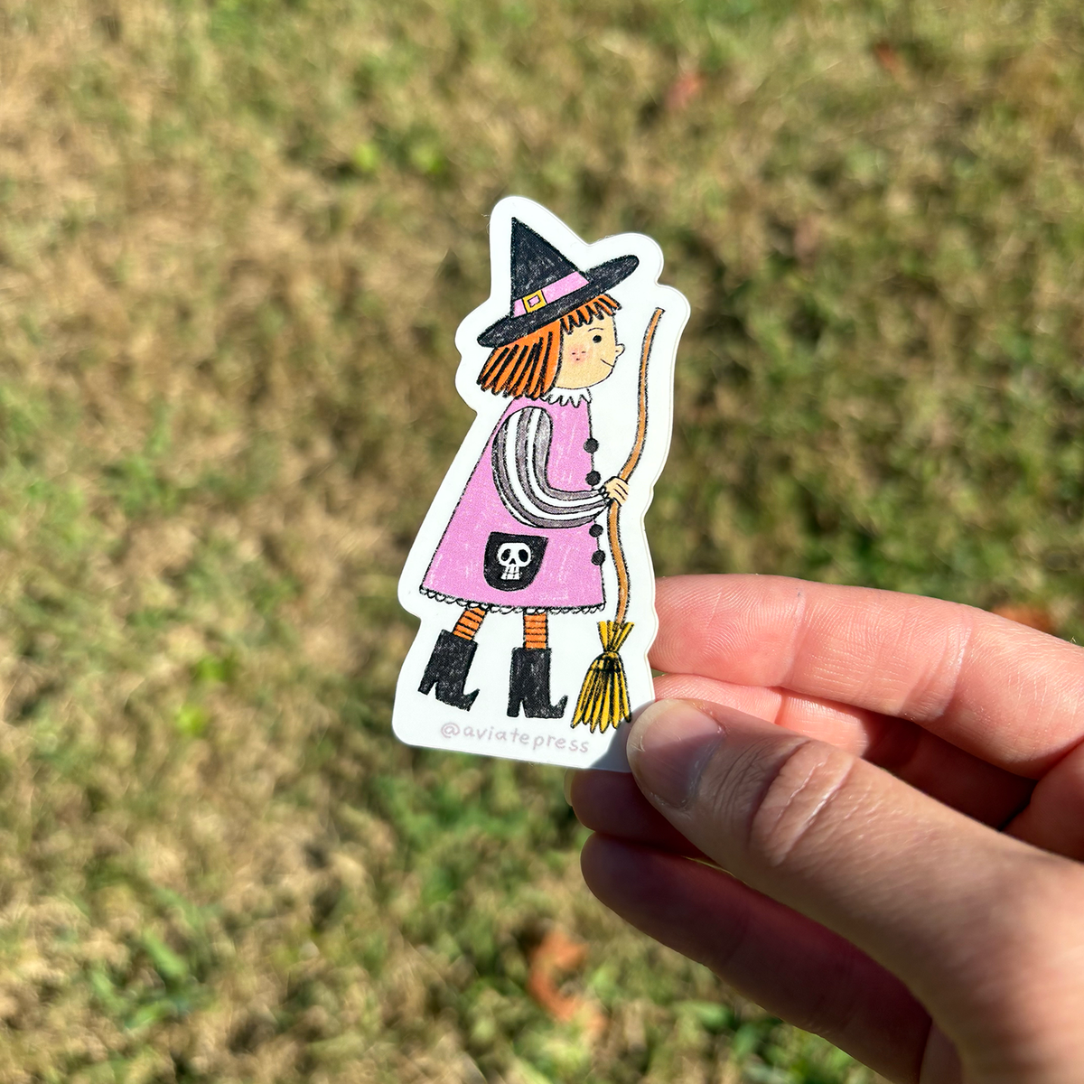 Cute Witch Sticker