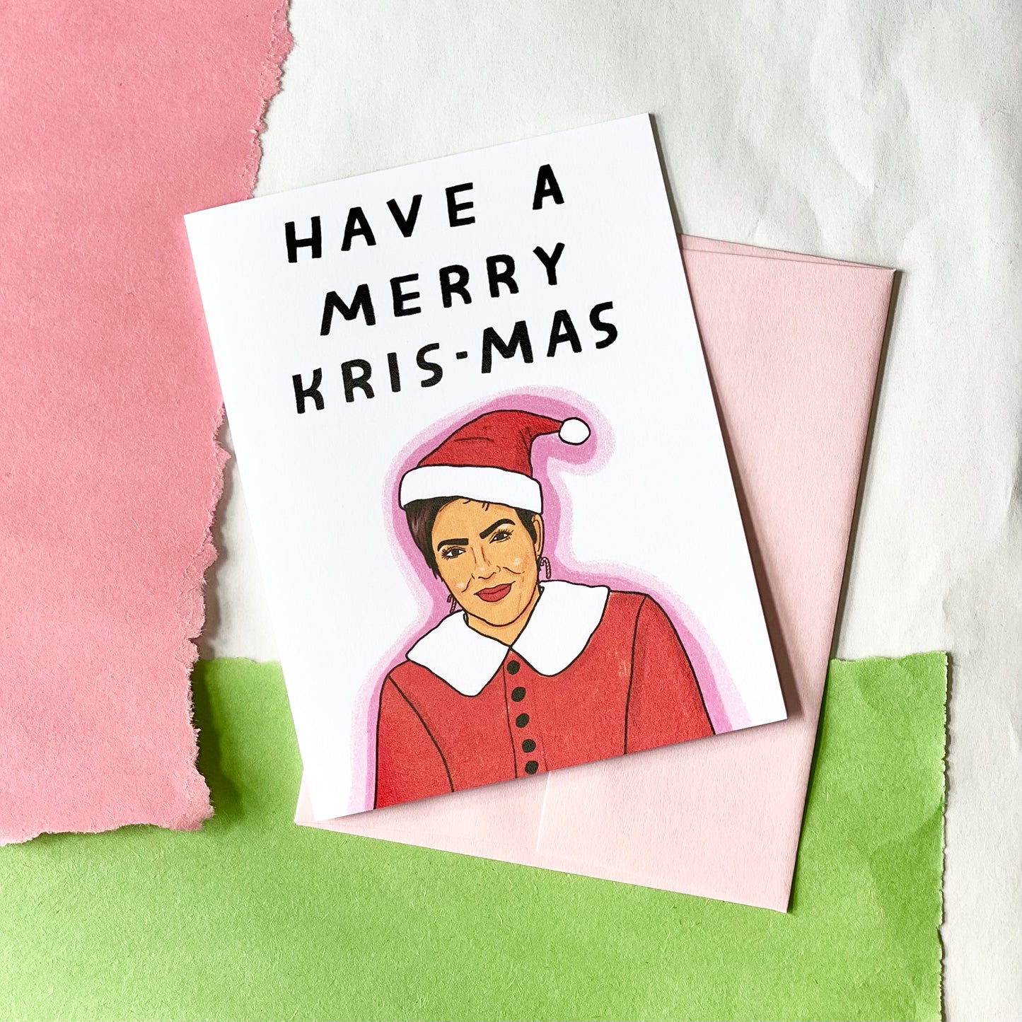 Merry Kris-mas Kris Kardashian Card