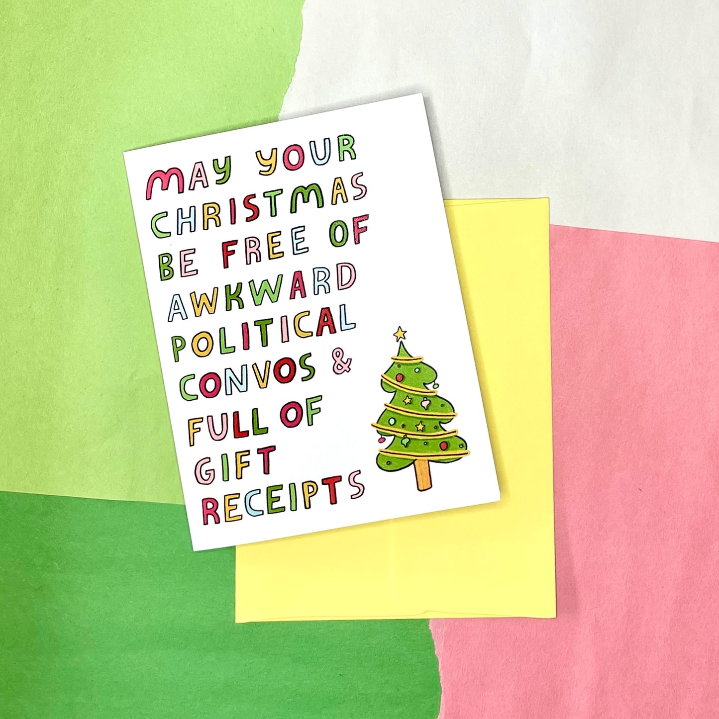 No Politics Christmas Card