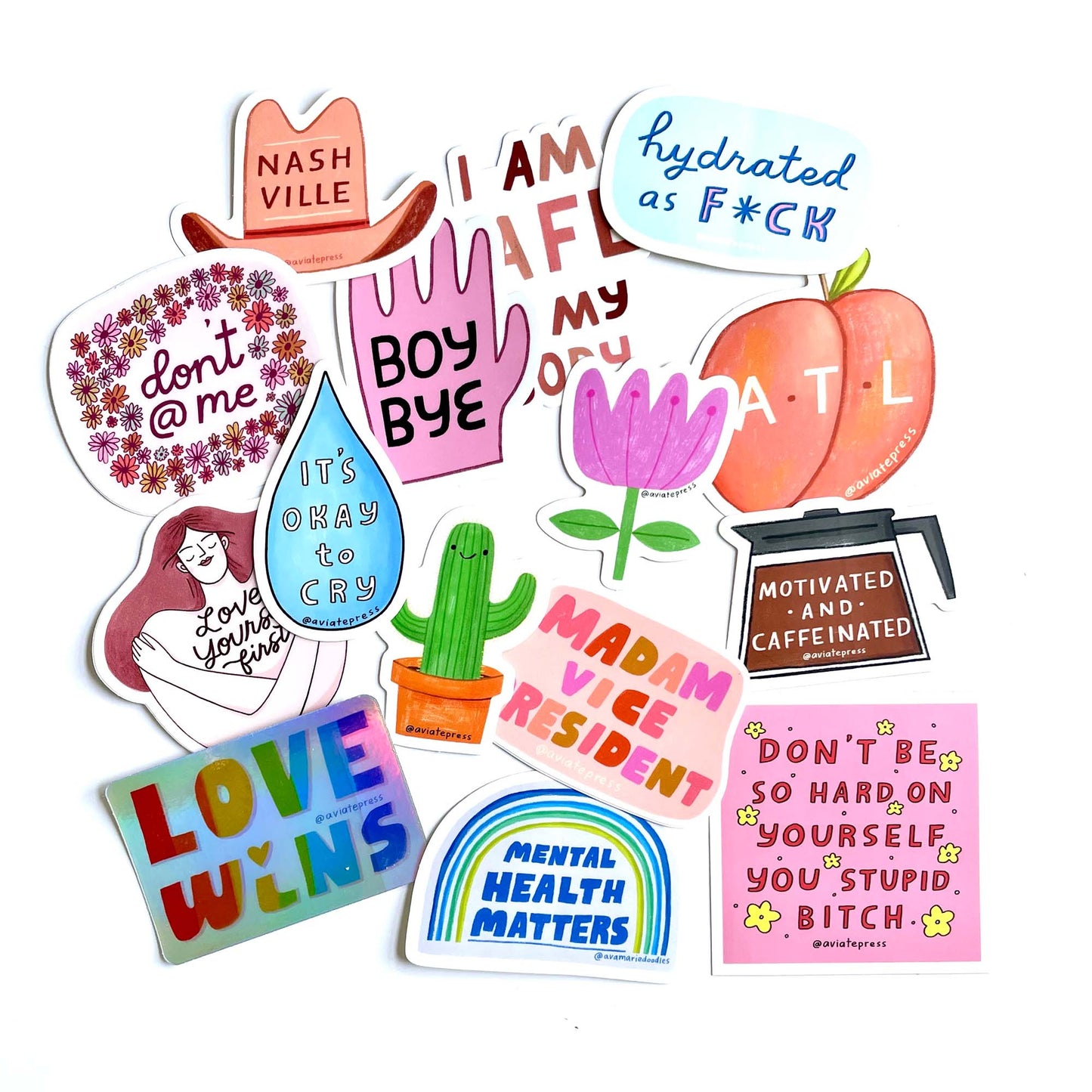Funny Self-Care Sticker