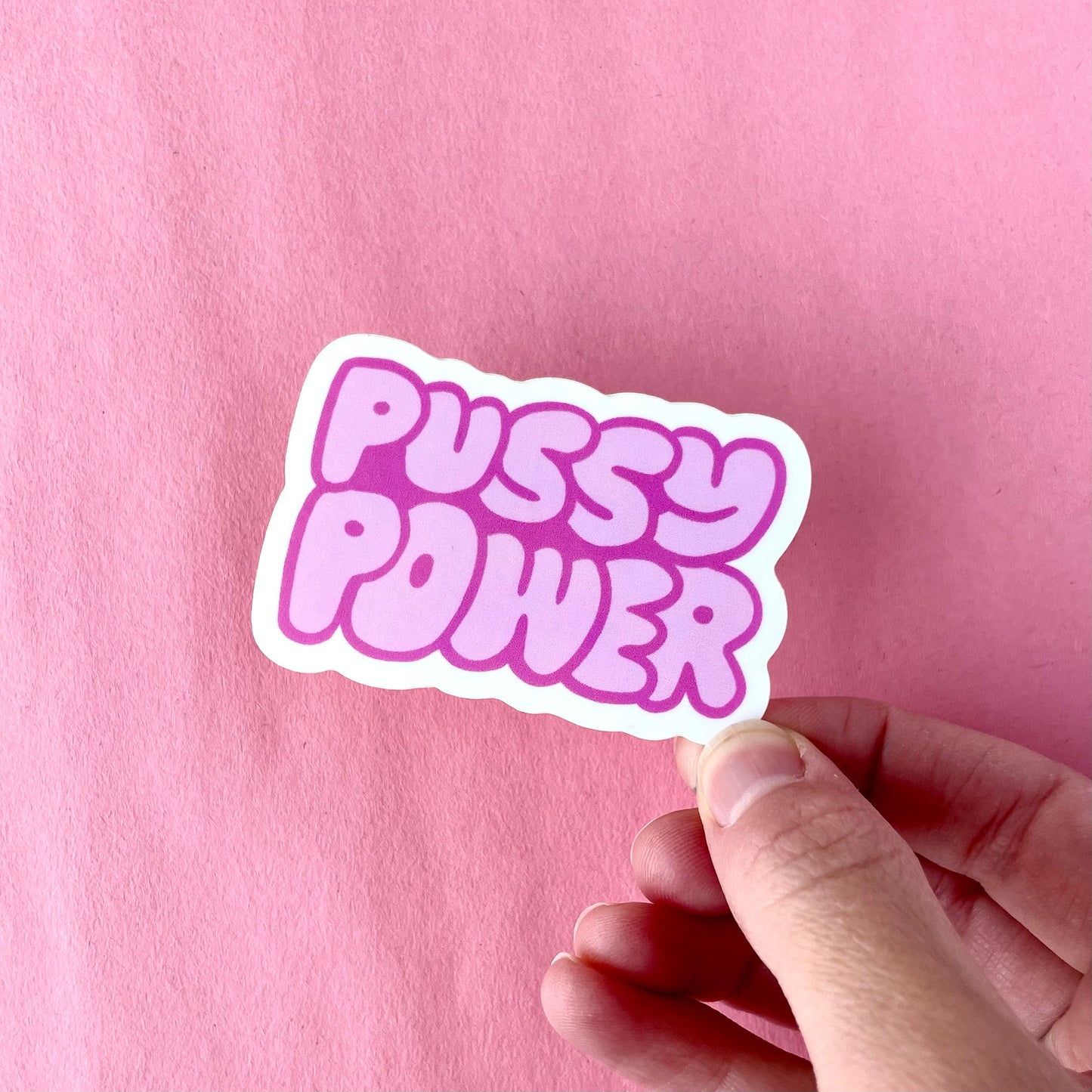 Pussy Power Sticker