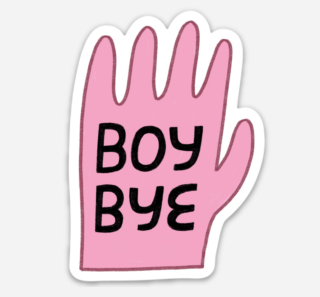 Boy Bye Sticker