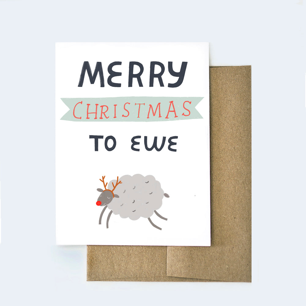 Merry Christmas to Ewe Card