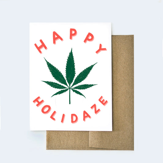 Weed Christmas Card