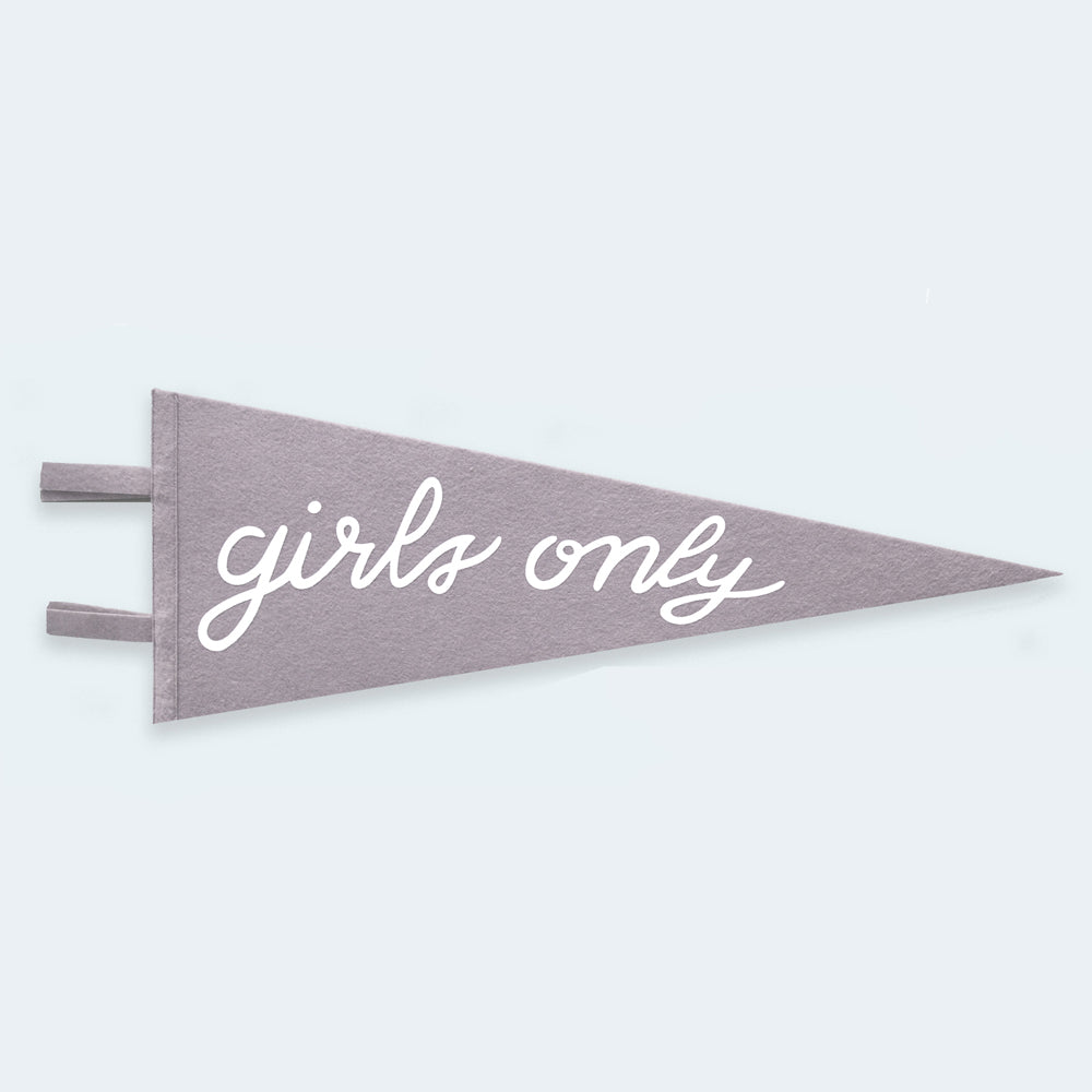 Girls Only Pennant