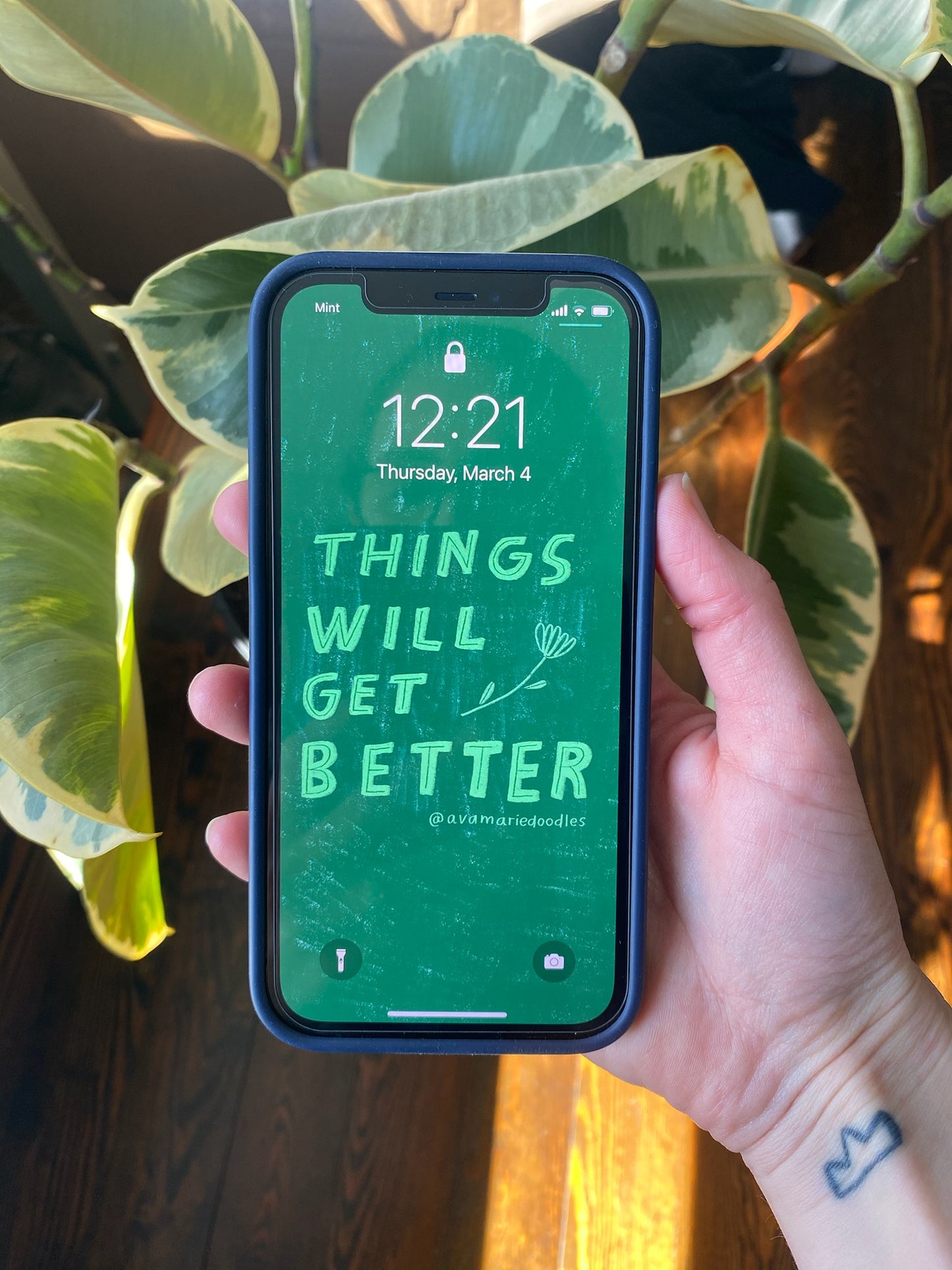 Things Will Get Better Phone Wallpaper