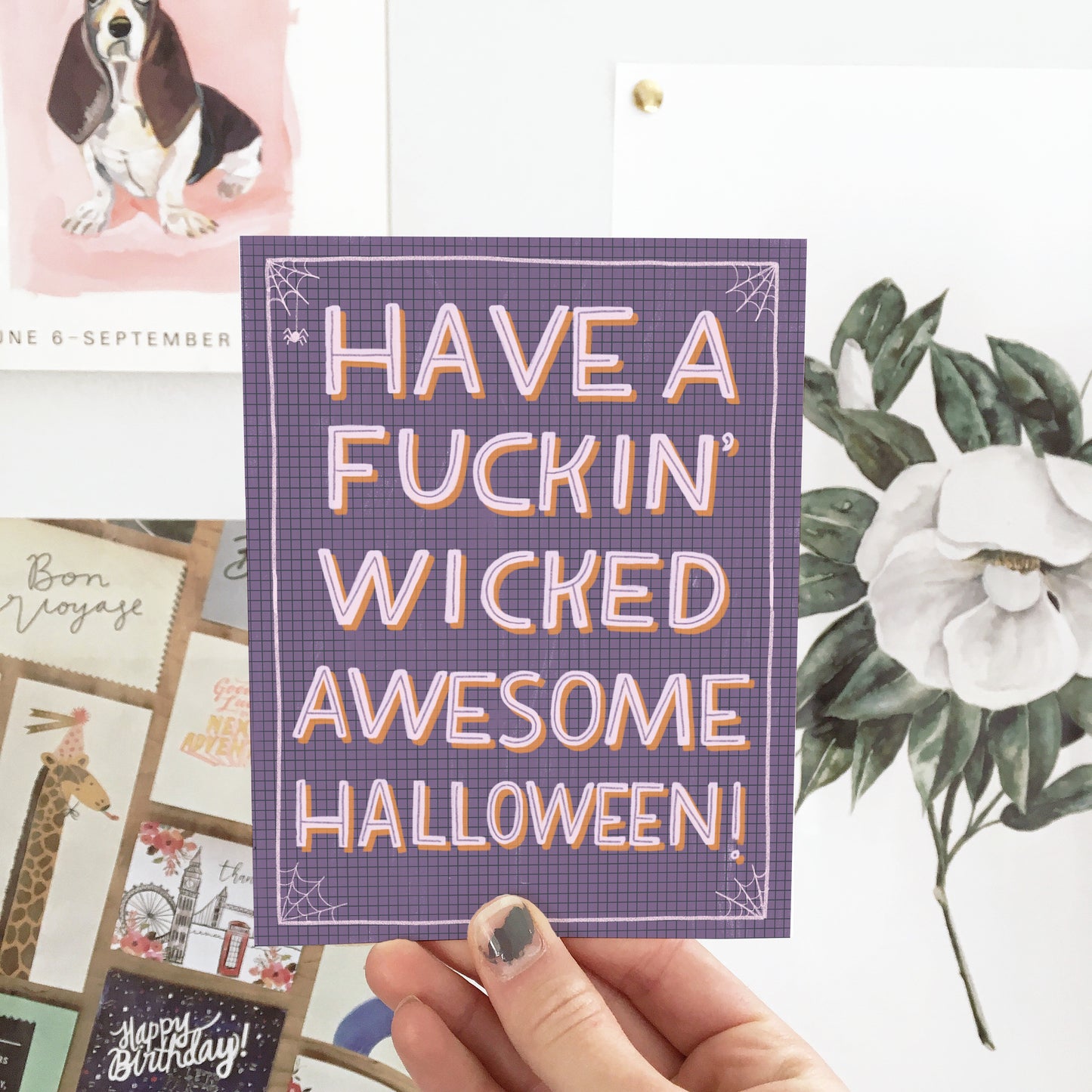 Fucking Wicked Awesome Halloween Card