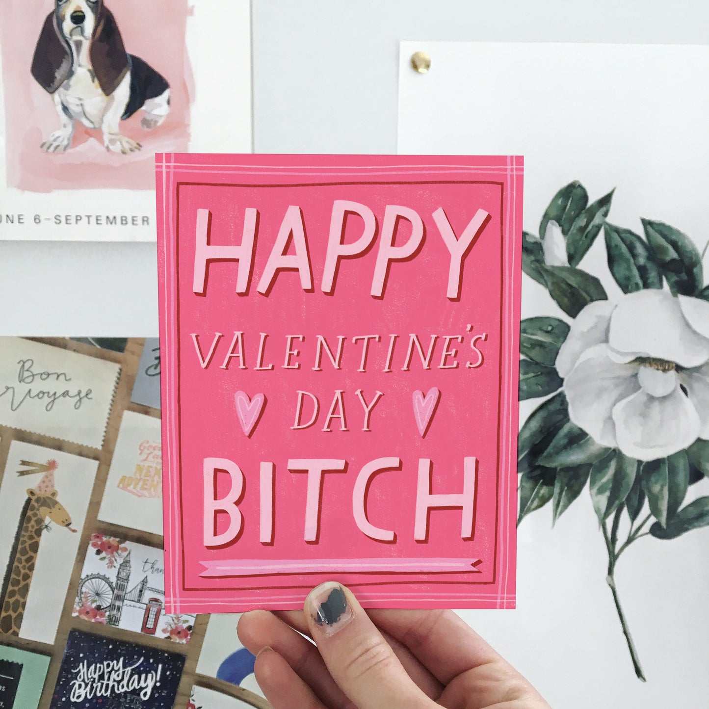 Happy Valentine's Day Bitch Card