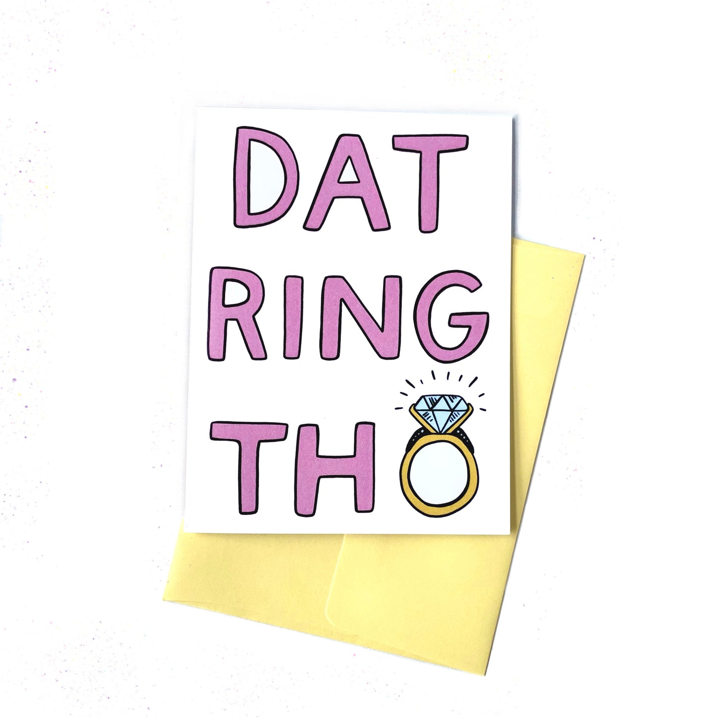Dat Ring Tho Engagement Card