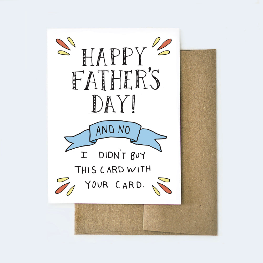 Funny Father's Day Card for Dad