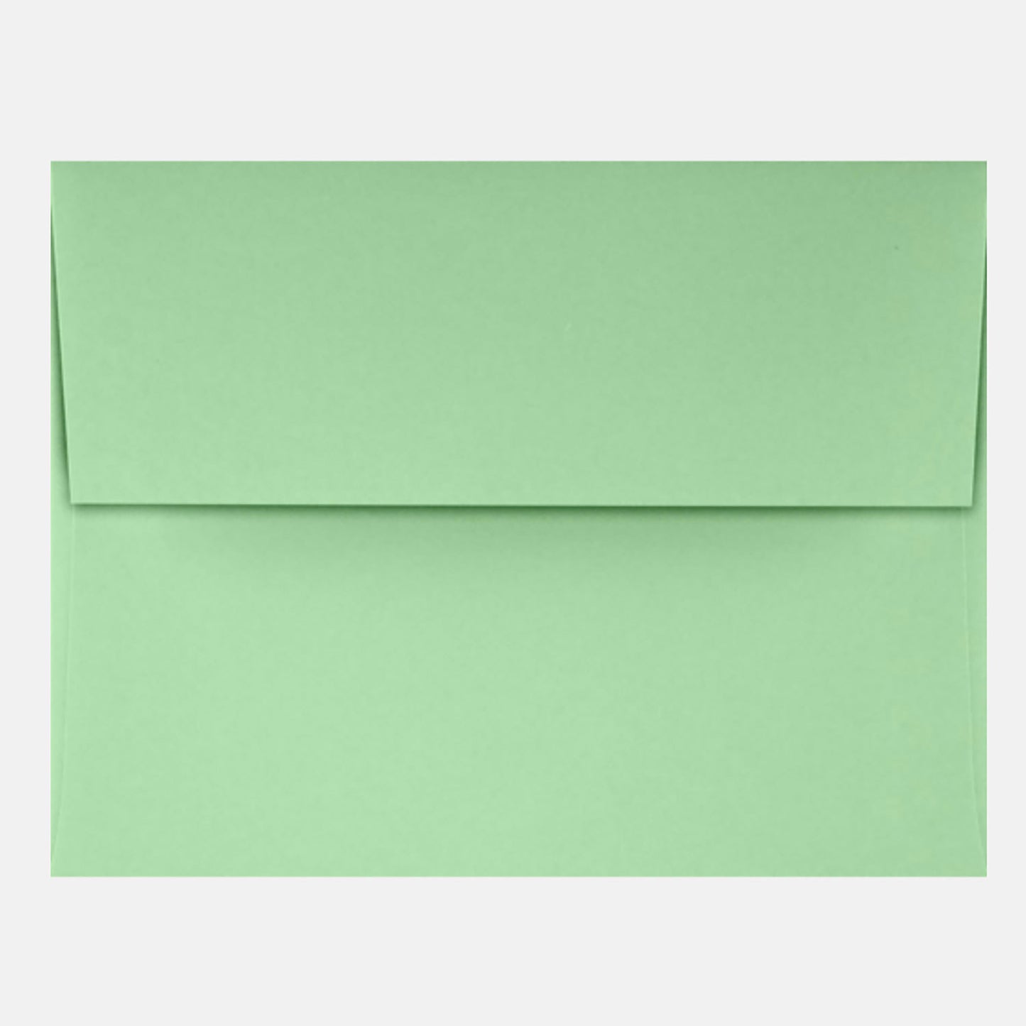 mint green envelope for frog card
