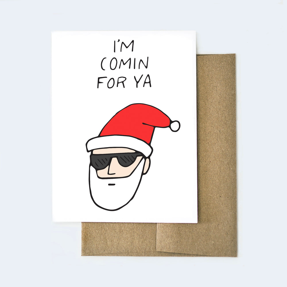 Santa Claus is Comin' to Town Card