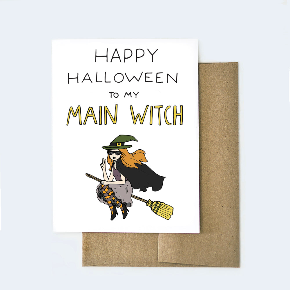 Main Witch Halloween Card