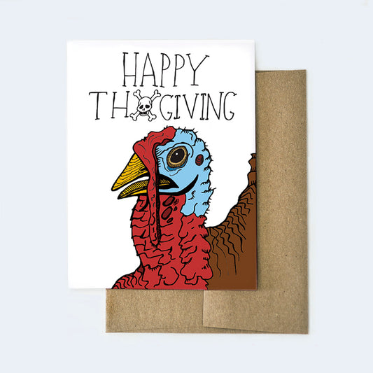 Funny Vegetarian Thanksgiving Card